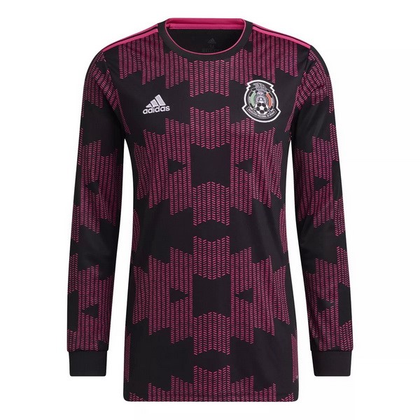 Maillot Football Mexico Domicile Manches Longues 2021 Purpura